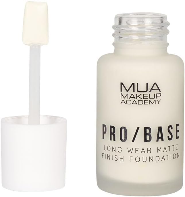 MUA Makeup Academy Pro/Base Full Coverage Long Wear Matte Finish Foundation, Shade #100, 30 ml - Vegan & Cruelty Free