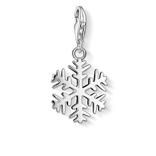 Ciondolo Charm da Donna, Fiocco di Neve Charm Club Argento 925 Sterling 0281-001-12, Snowflake Silver Pendant