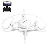GordVE GV009 RC Drone FPV Wifi RC Quadcopter 2.4GHz 6-Axis Gyro Remote Control Drone With Altitude Hold and Hand Launching-White