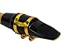 Vizcaya Alto/Tenor Sax Clarinet Mouthpiece Patches Pads Cushions, 0.8mm Black, 16 Piece