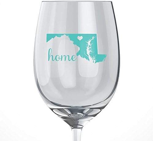 Maryland Home Wine Glass