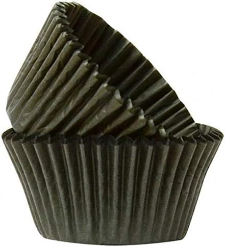 Cake N Bake Cupcake Muffin Baking Cases (Black, 75) - Image 3