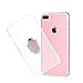 iPhone 8 Plus Case/iPhone 7 Plus Case, with Ring Holder Kickstand Function, 360 Degree Rotating Ring Holder Grip Case with Magnetic Car Mount Soft TPU Cover for iPhone 7/7S/8 Plus (Transparent)