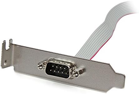 StarTech.com 1 Port 16in DB9 Serial Port BRacket to 10 Pin Header, Low Profile, low profile DB9 Header - Image 3