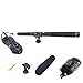 Bestshoot Camera Shot Gun Microphone, Condenser Interview Mic with Windscreen Dead Cat Muff Cover for DSLR/SLR cameraCamcorder Smartphone Conference PC. primary