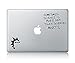 Rick Quote (v1) Rick And Morty Apple Macbook Laptop Vinyl Sticker Decal