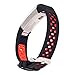 WISHTA Compatible with Silicone Fitbit Alta Bands with Metal Buckle Clasp, Adjustable Replacement Strap Compatible with Fitbit Alta/Fitbit Alta HR (No Tracker)