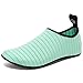 CIOR Water Shoes Barefoot Quick-Dry Aqua Yoga Socks Slip-On for Men Women KidsSX-Green-40/41