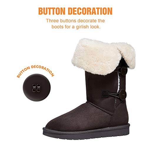 CAMEL-12-Tall-Mid-Calf-Winter-Boots-for-Women-Faux-Fur-Snow-Boot-3-Button-Suede-Fashion-Booties-Knee-High