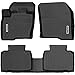OEDRO Floor Mats Fit for 2015-2025 Ford Edge, Unique Black TPE All-Weather Guard Includes 1st and 2nd Row: Front, Rear, Full Set Liners