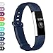 Wekin Replacement Bands Compatible with Fitbit Alta and Alta HR, Breathable Sport Silicone Wristbands Bracelet Strap with Secure Metal Buckle for Woman Men Small Large