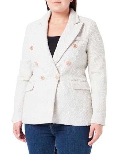 NAEMI Damen Blazer 29027800-NA01, Weiss, XL