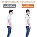 Posture Support Upper Back Brace Corrector For Women Men Kids Teens, Medical& Comfortable for Slouching& Hunching For Forward Head, Relieve Back& Shoulder Pain With 1 pair of Detachable Armpit Pads