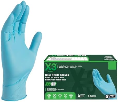 Nitrile Exam Gloves Gloves Latex Amazon X3 AMMEX Industrial