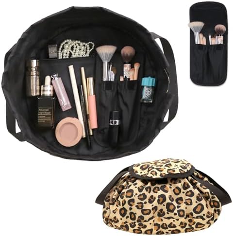 barrel makeup travel bag Mini Toiletry Our FAVORITE feature are the adjustable pocket dividers so you can organize multiple ways Barrel Cosmetic Travel Bag