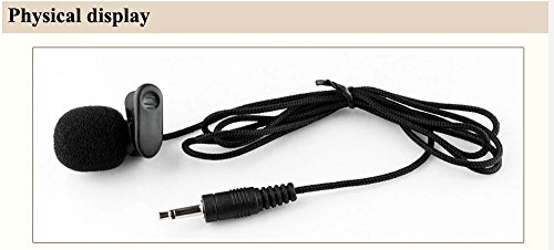 image for Seesii Mini Portable Clip-on Lapel Lavalier Hands-free 3.5mm Jack Cond