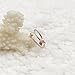 JJTZX Adjustable Sideways Arrow Ring Celebrity Style Double Wrap Layering Stackable Knuckle Ring Wedding Gift (Rose gold)