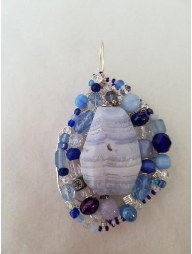 Blue Lace Agate Pendant