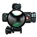 BTC Tactical 2.5-10x40 Rifle Scope with Illuminated Range Finder Reticle and Built-In Red or Green Laser Sight Reflex Picatinny Mount