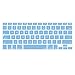 MOSISO Silicone Keyboard Cover Compatible with MacBook Air 13 inch A1466 A1369 2010-2017&Compatible with MacBook Pro 13/15 inch (with/Without Retina Display, 2015 or Older Version), Airy Blue