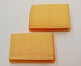 New Pack of 2 Air Filter for Stihl Backpack Blower BR320 BR340 BR380 BR400 BR420 BR420C Replace 4203-141-0301 4203-007-1028