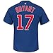 Majestic Kris Bryant Youth Chicago Cubs Blue Name and Number Jersey T-shirt Medium 10-12
