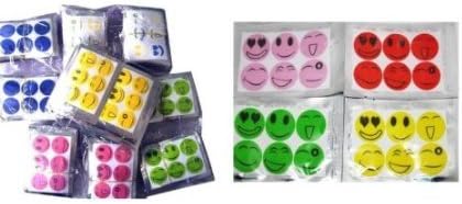 Anti Mosquito Repellent Bracelet Stickers travel Mozzie Insect Camping (24 stickers)
