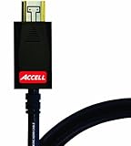 Accell AVGrip Pro High Speed HDMI Cable with Locking Connectors - 6 Feet, HDMI 2.0 Compliant for 4K UHD @60Hz - Poly Bag Package