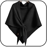 Lyfange Shawl Wraps for Women Warm Pashmina Wrap Knitted Triangle Scarf Wool Cashmere Shoulder Top Sweater Shawls Scarf