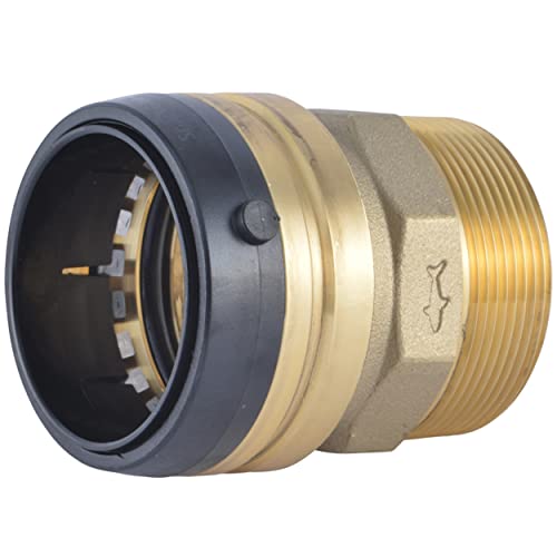 SHARKBITE UXL114140M Conector macho, x 1-1/2"