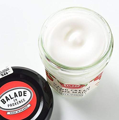 Balade En Provence Natural Shea Butter Hand Cream, Apple - Quick-Absorbing Dry Skin Relief, Vegan Certified, Cruelty-Free, No Sulfates,Parabens Free, Natural Ingredients 1.35 oz       