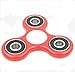 HeyTech Hand Spinner Fidget Toy 3 Inch EDC High Speed Spins Ceramic Bearing Ceramic Bearing For Anxiety, Focusing, ADHD, Autism(Red)