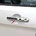 Fit for Ford Explorer 2015 2016 2017 2018 2019 with Smart Keyhole Door Handle Cover Trim Trims Chrome