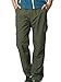 Kids Young Boy’s Quick Drying Convertible Pants, Athletic Lightweight Outdoor Hiking Shorts, Travel Cargo Fishing Trousers,9016 Army Green L,14-16 Yearsthumb 1