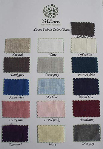 Linen cross over pinafore apron, Japanese style utility wear, available in all sizes US size char, in natural linen, grey, pink colors - Thumbnail 6