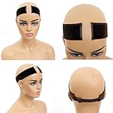 Adjustable Buckle New Lace Wig Grip Velvet No-Slip Comfort Wig Grip Band For Frontal And Lace Wigs(Brown)