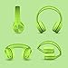 LilGadgets Connect+ Pro Wired Kids Headphones for School w/Microphone, Volume Limiting & Noise Reduction Over-Ear Headset w/Cord, SharePort Technology & SoftTouch Padding, Green Headphones for Kids