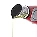 Domestic Corner - Precision No Drip Oil and Vinegar Infuser and Dispenser - Press, Measure, and Pour - 17 oz - Dark Red