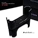 Gariz Black Label Genuine Leather BL-LCMBK Camera Metal Half Case for Leica M, Black