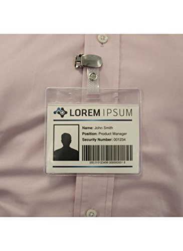 Caledonia Signs 56073 Badge Holders (Pack of 10)