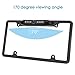PUMPKIN License Plate Frame Backup Camera, Rear View Reversing Camera Parking Assist Night Vision Waterproof High Sensitive with 170° Viewing Angle and 8 IR LED
