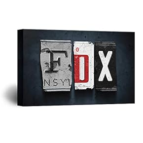 License Plate Home Artwork for Living Room Bedroom