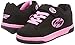 Heelys Dual Up Skate Shoe (Little Kid/Big Kid), Black/Pink, 3 M US Little Kid