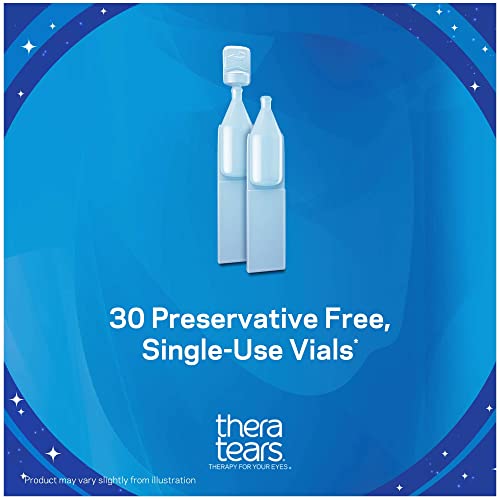 THERATEARS LIQUID GEL NIGHTTIME EYE DROPS FOR DRY EYES, 30 VIALS, 30 COUNT (PACK OF 2)
