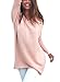 Ezcosplay Women's Fashion Casual Long Sleeve V-neck Tunic Solid Tops Blouse