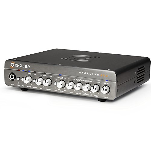 Genzler Magellan Bass Amp Head - Two Chan Pre, 400W/8 ohm, 800W/4ohm/2.67ohm
