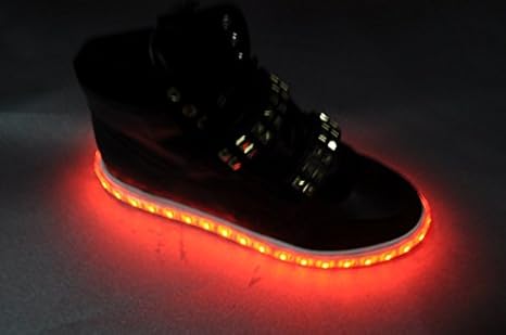 orange light up shoes