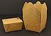 Take Out Containers Easy Fold & Close (Pack of 50) Box #1 Kraft Paper with Poly-coated Inside To-go Containers [30oz - 4.3
