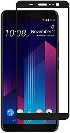 Vieykll For HTC U11 Plus Screen Protector - [9H Hardness][3D full screen] For HTC U11 Plus Tempered Glass Screen Protector - black