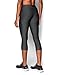 Under Armour Women's HeatGear Armour Capri, Carbon Heather (090), X-Large